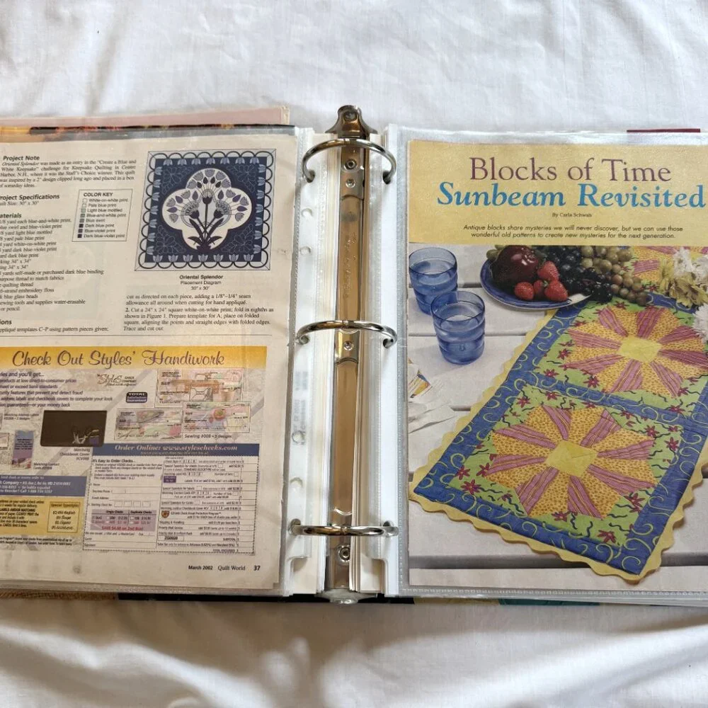 Oxmoor House BEST LOVED Quilt Patterns Binder Quilt Patterns 1993 Customizable